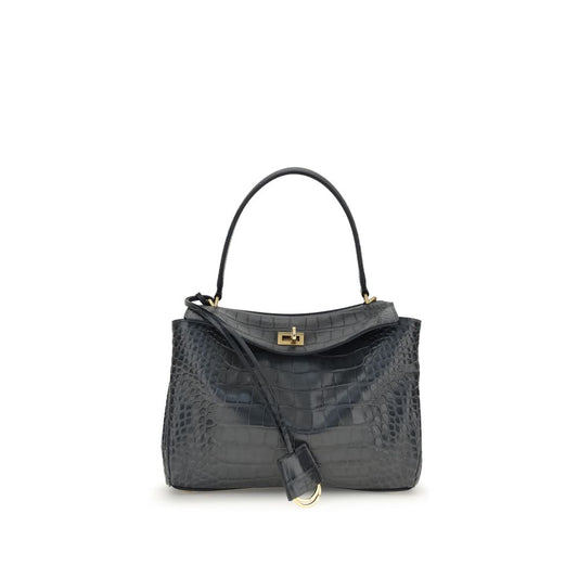 Black Calf Leather Bos Taurus Shoulder Bag