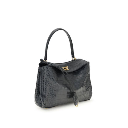 Black Calf Leather Bos Taurus Shoulder Bag