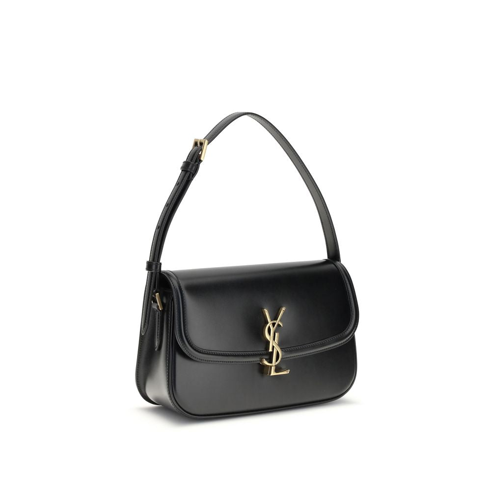 Black Calf Leather Bos Taurus Shoulder Bag