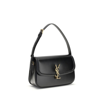 Black Calf Leather Bos Taurus Shoulder Bag