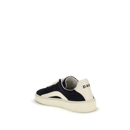 Black Calf Leather Bos Taurus Low Top Sneakers