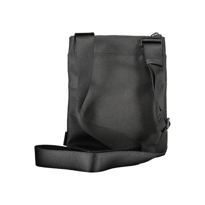 Black Polyester Shoulder Bag