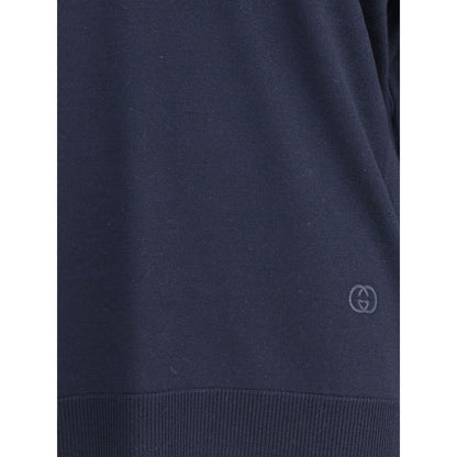 Blue Wool Sweatshirt