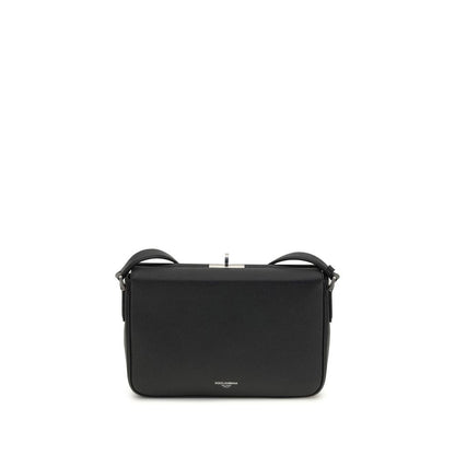 Black Calf Leather Bos Taurus Shoulder Bag