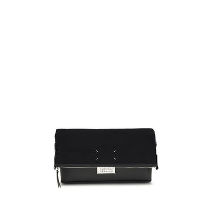 Black Cotton Shoulder Bag