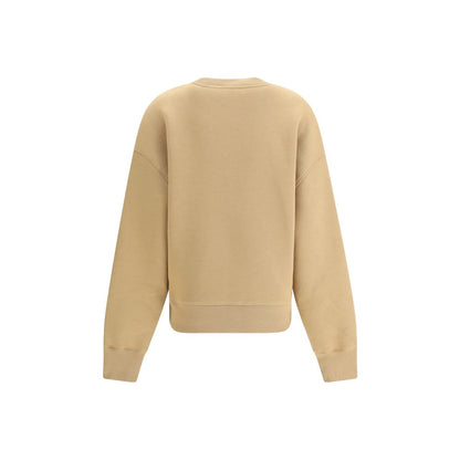 Beige Cotton Sweatshirt