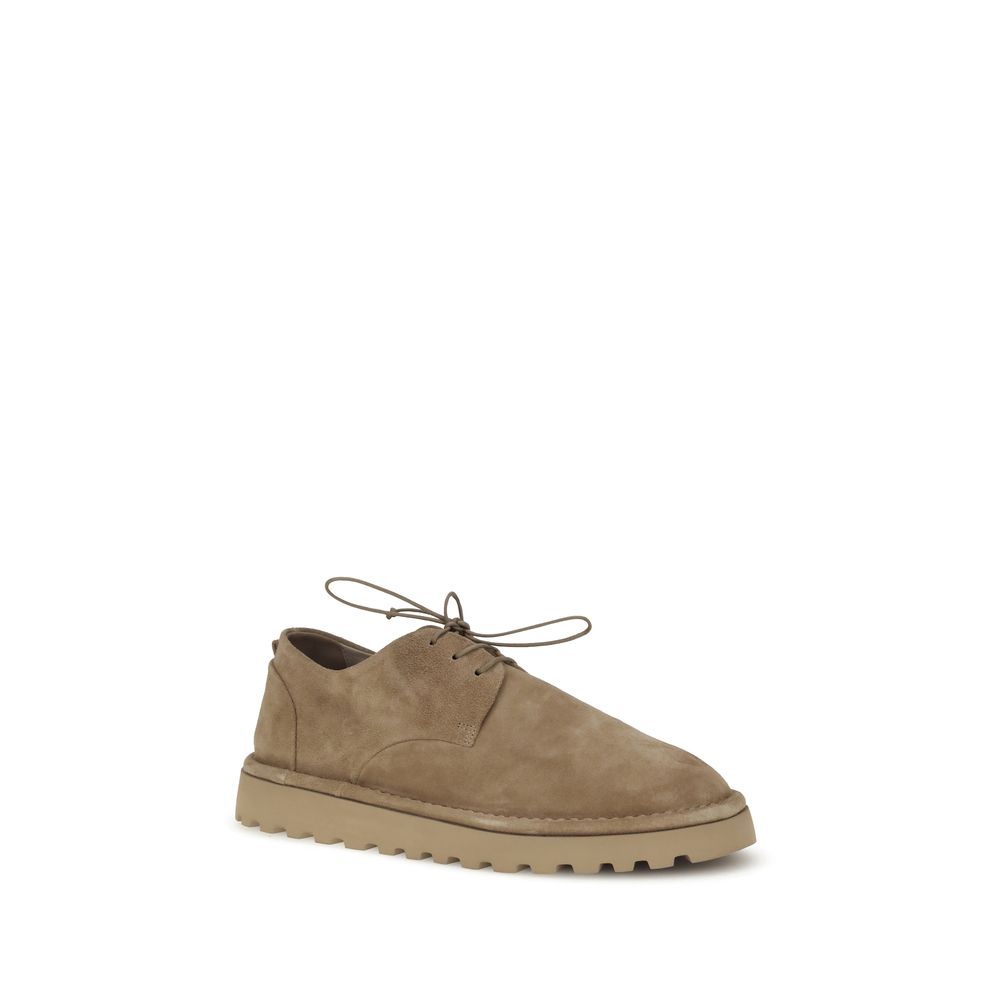 Beige Rubber Oxfords And Derbies