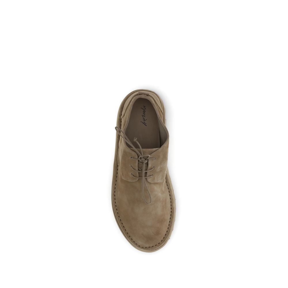 Beige Rubber Oxfords And Derbies