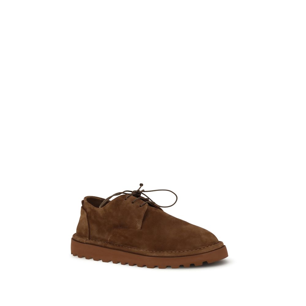 Brown Rubber Oxfords And Derbies