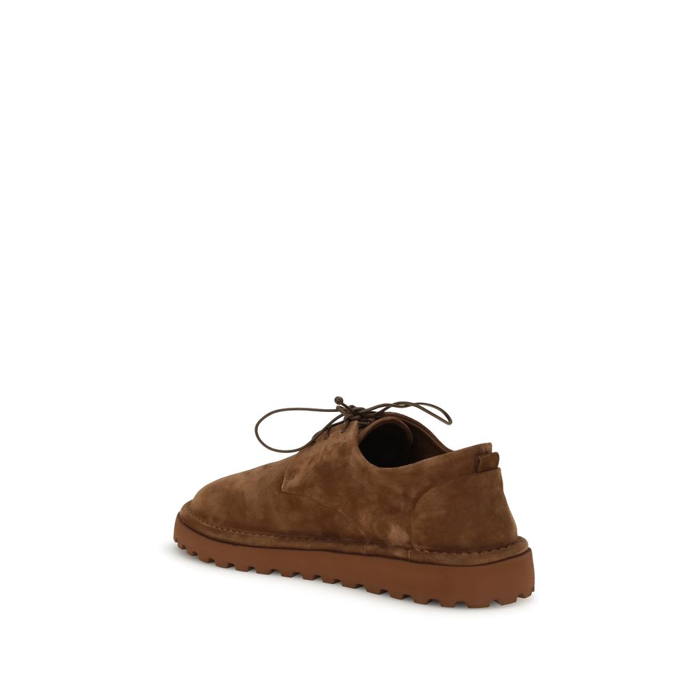 Brown Rubber Oxfords And Derbies