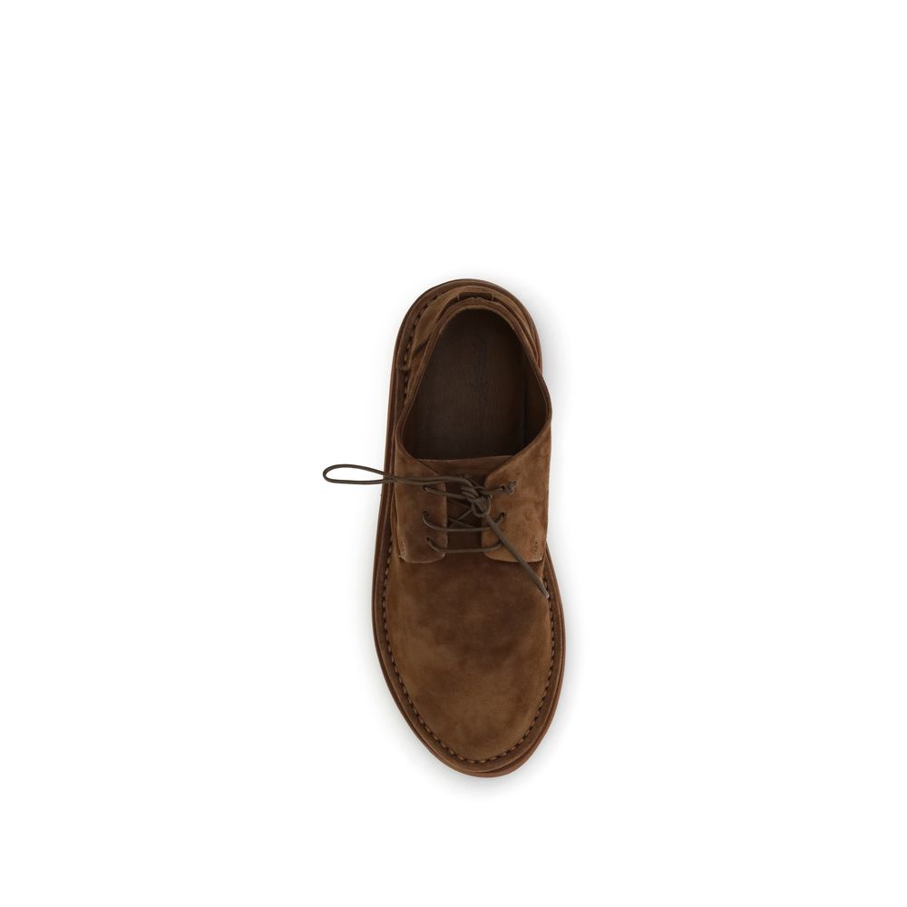 Brown Rubber Oxfords And Derbies