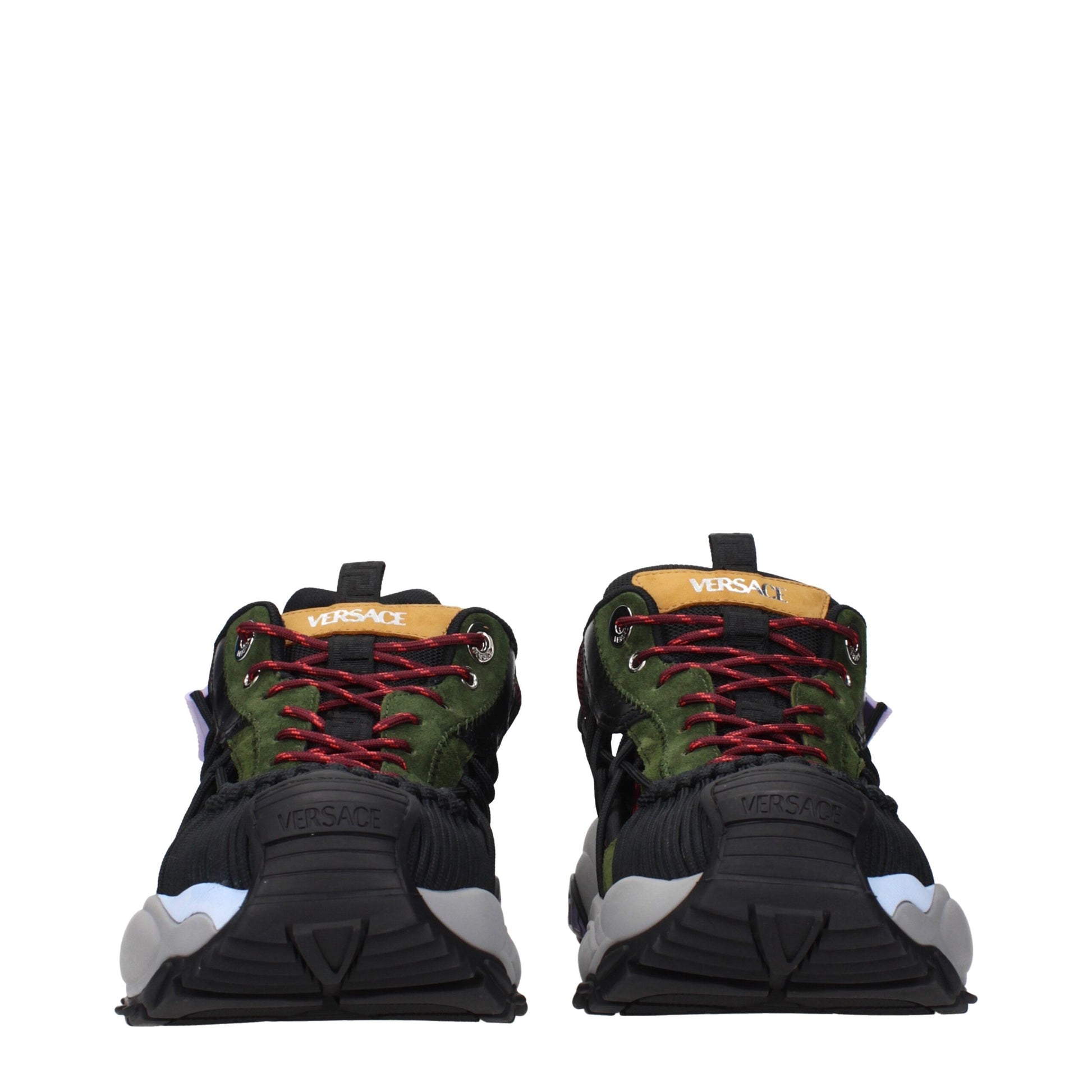 Multicolor Leather Athletic Sneakers