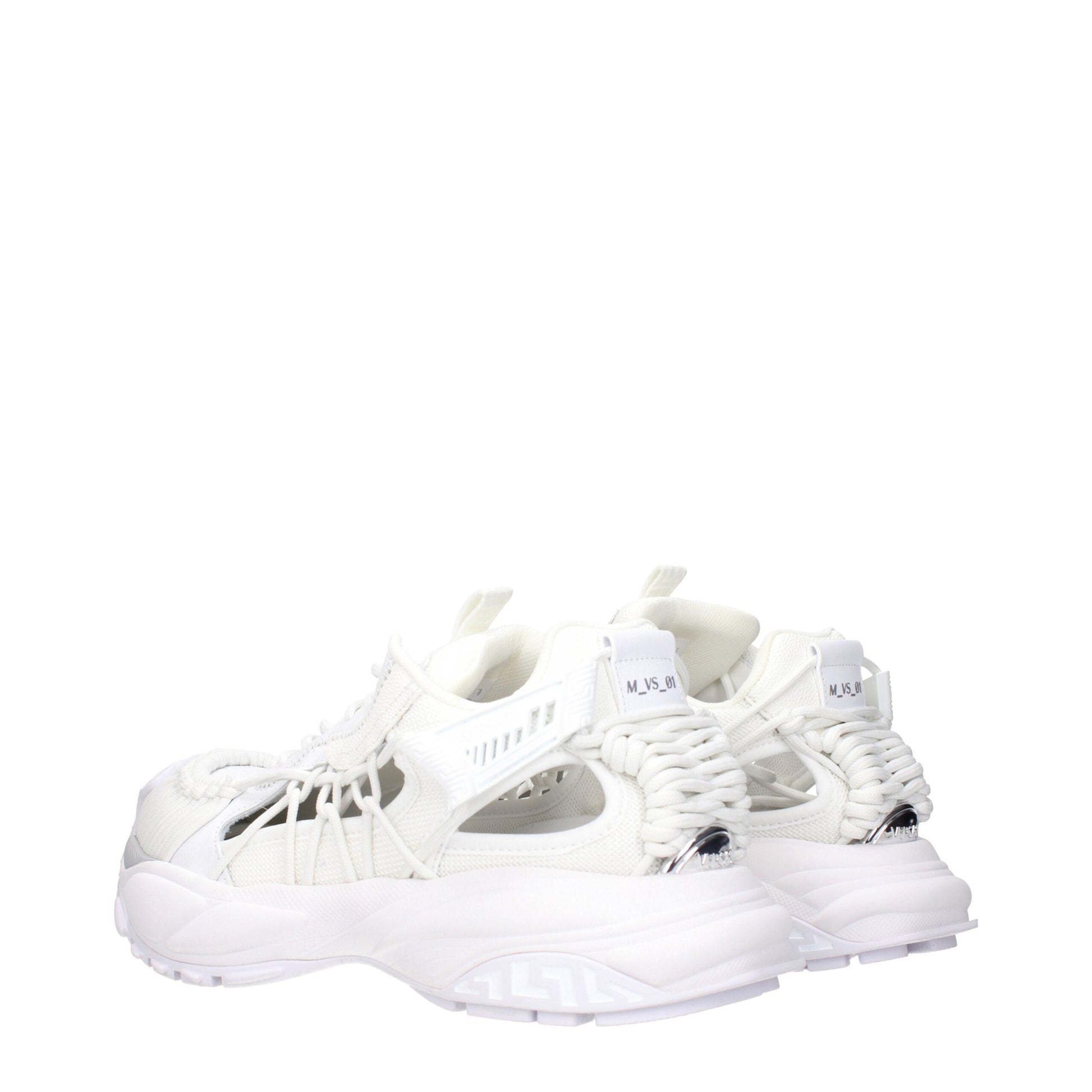 White Leather Athletic Sneakers