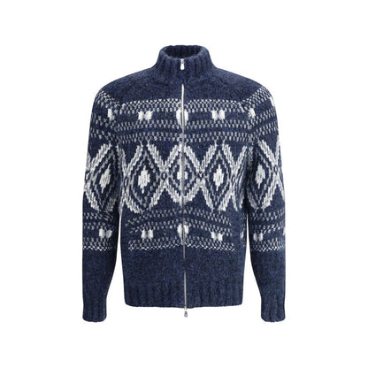 Blue Alpaca Vicugna Pacos Cardigan