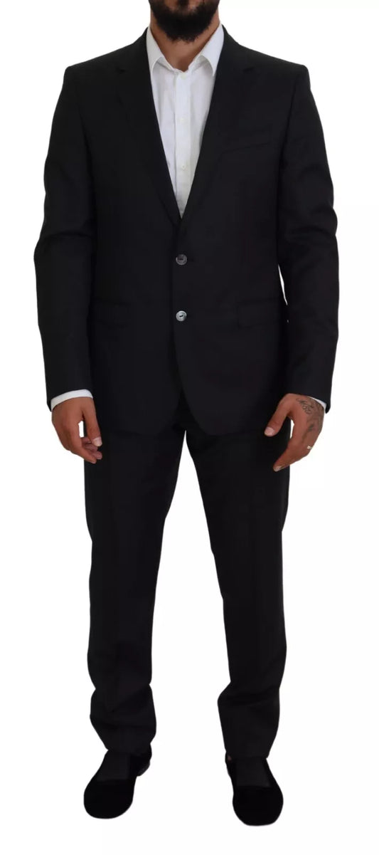 Melange Grey Wool 2 Piece MARTINI Suit