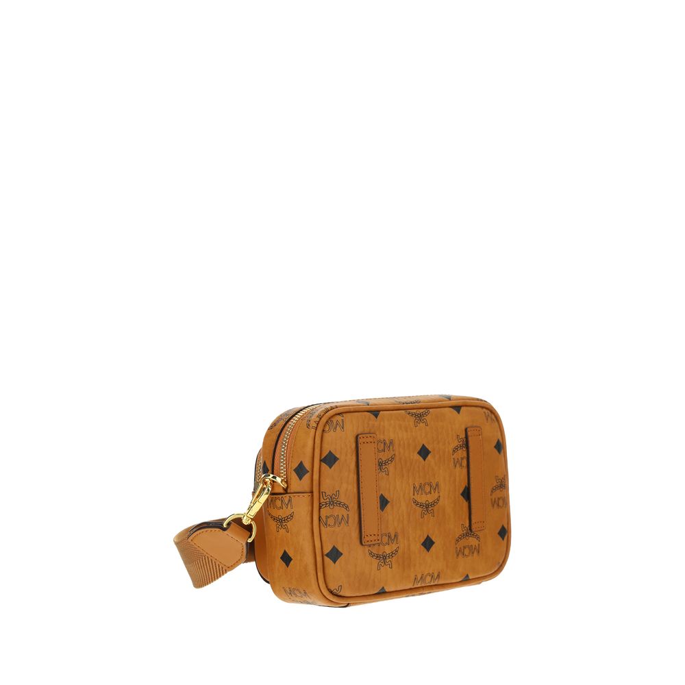 Brown Cotton Shoulder Bag