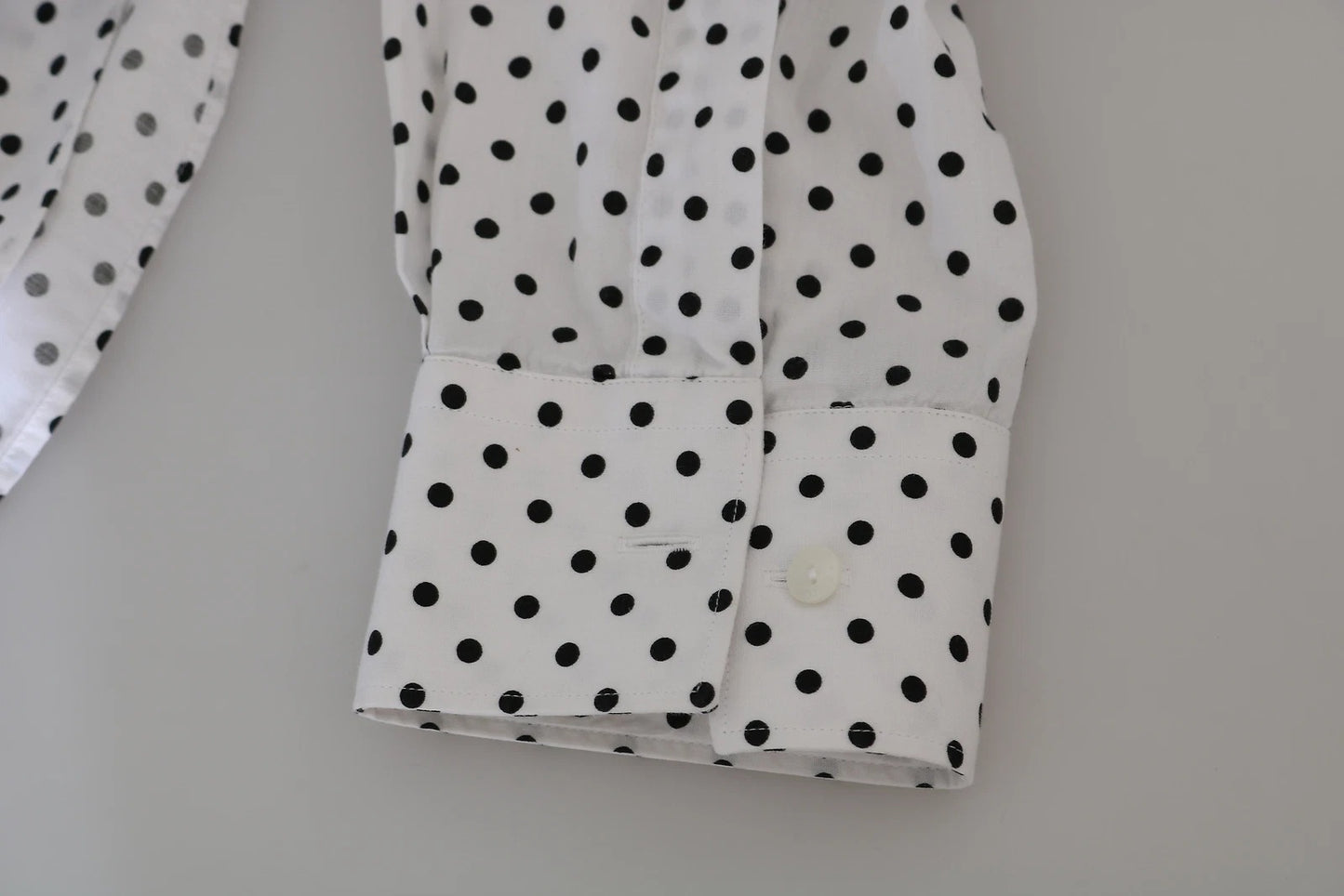 White Dotted Dress Formal MARTINI Shirt