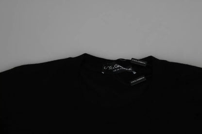 Black Cashmere Crewneck Pullover Sweater