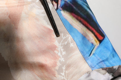 Multicolor Printed Casual Short Sleeve Shirt