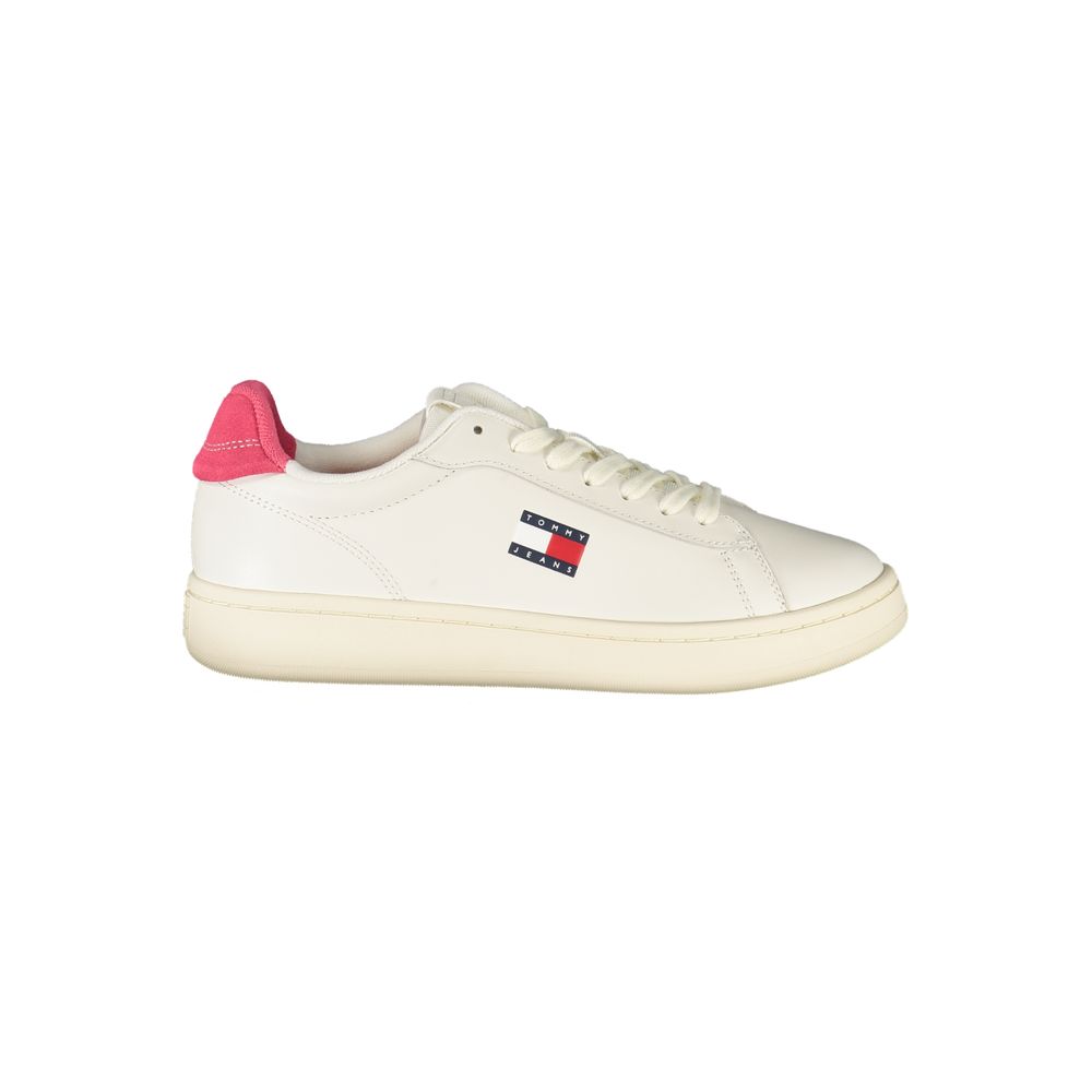 White Leather Women Sneaker
