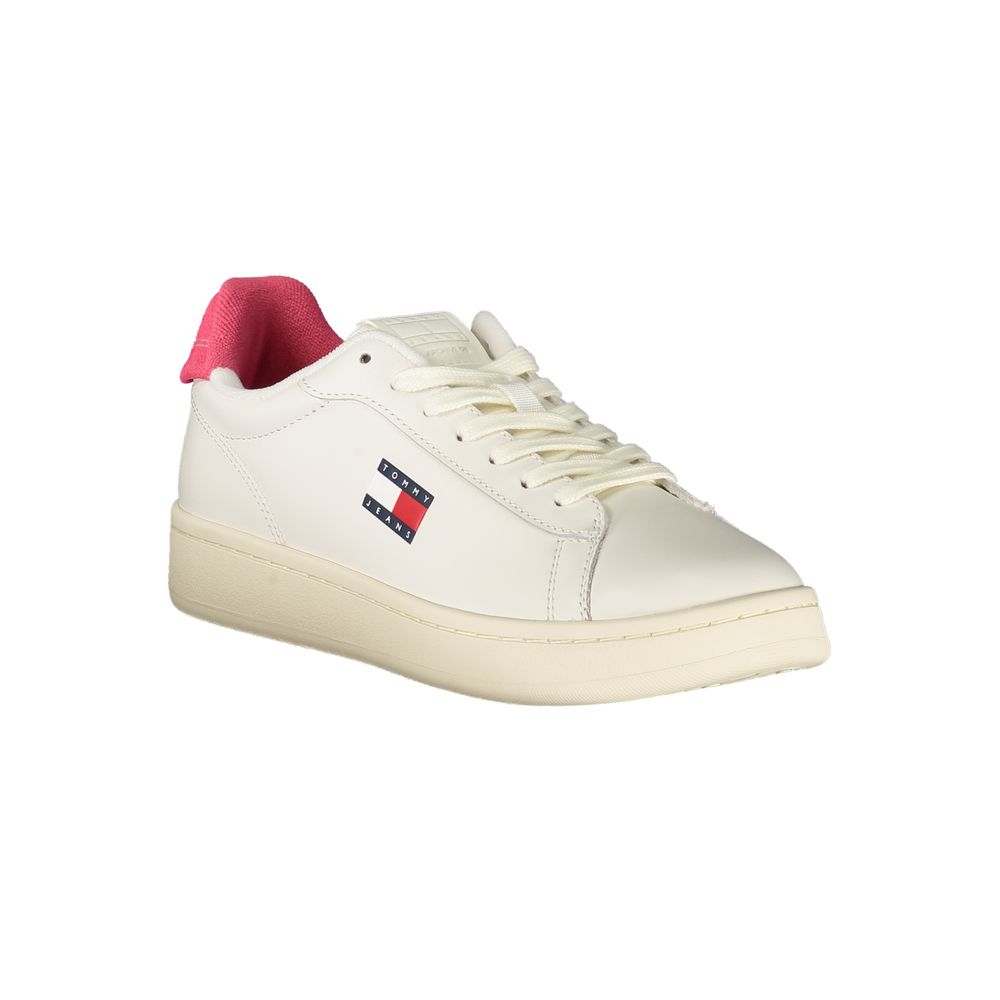 White Leather Women Sneaker