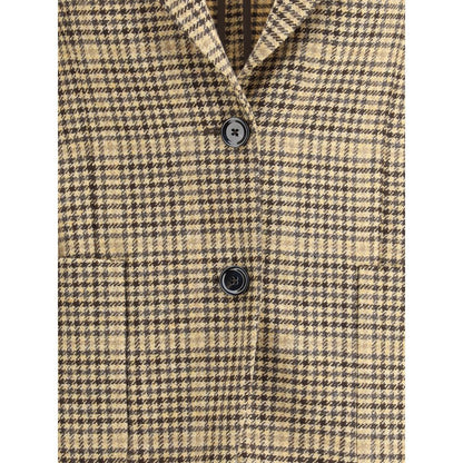 Beige Wool Blazer