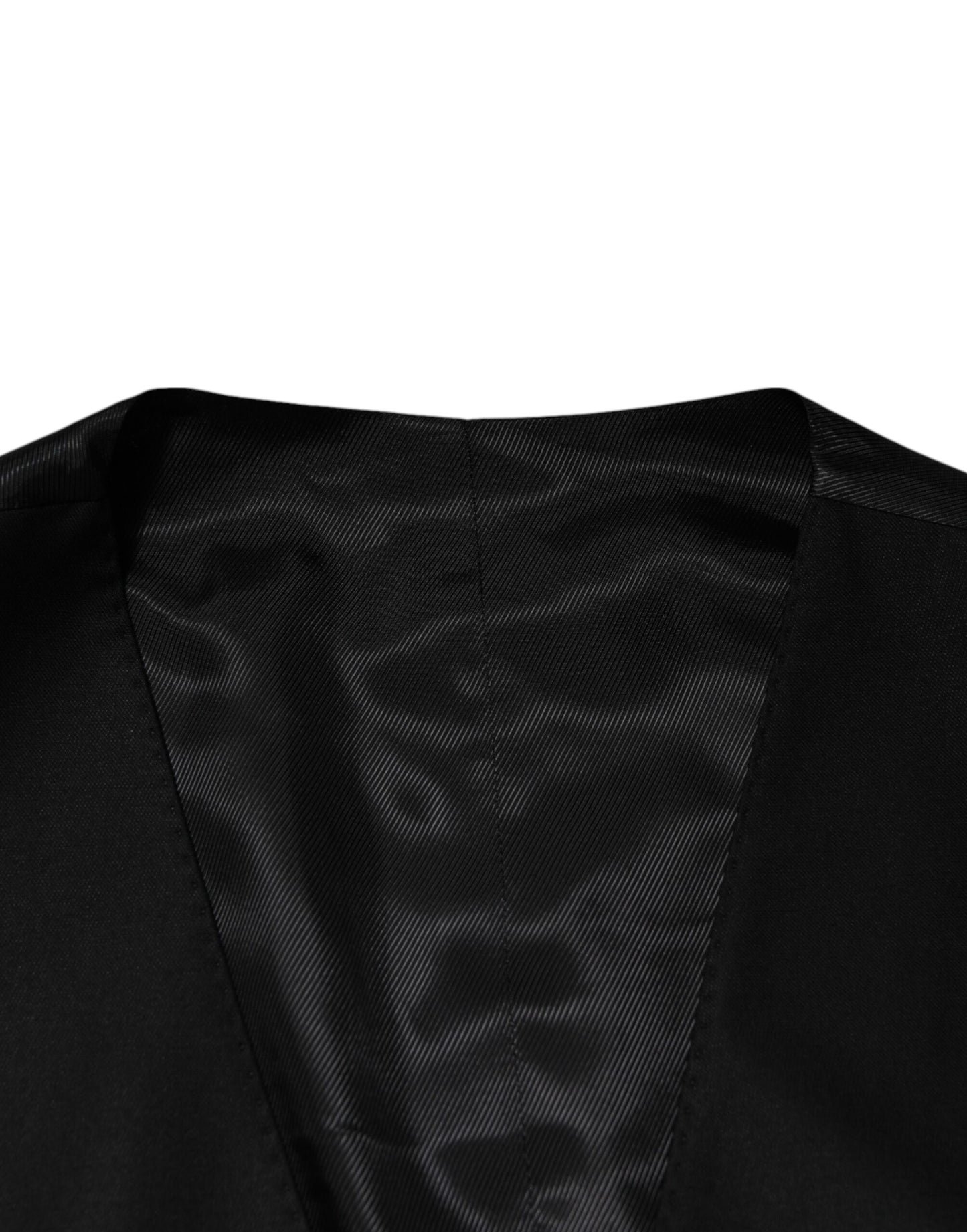 Black Wool Dress Formal Men Waistcoat Vest
