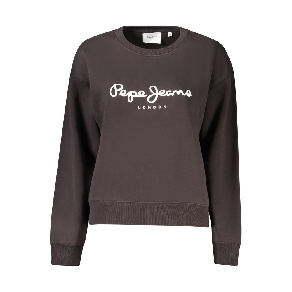 Black Cotton Women Sweater