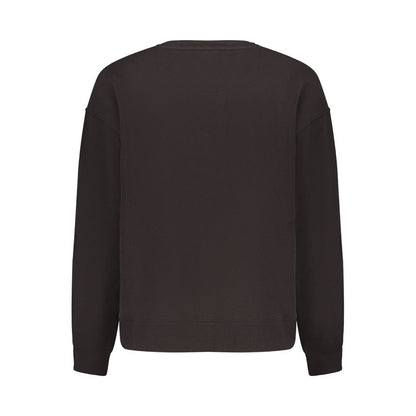 Black Cotton Women Sweater