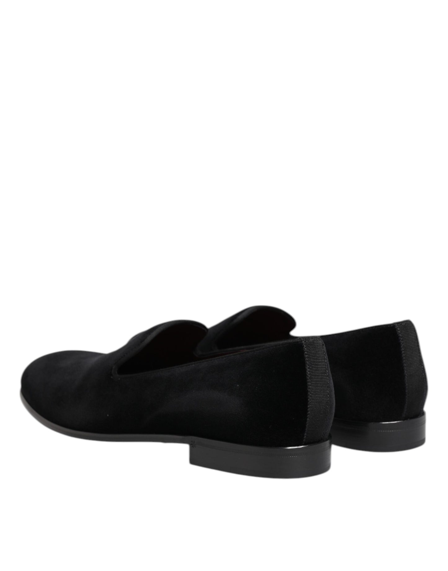Black Velvet Slip On Men Loafers Formal Shoes