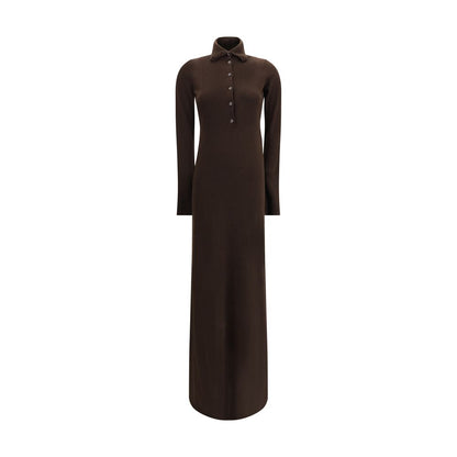 Brown Cashmere Casual Dress
