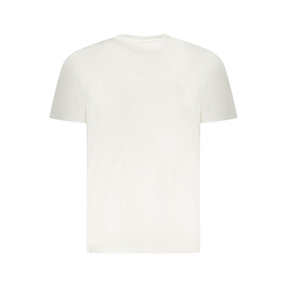 White Cotton Men T-Shirt