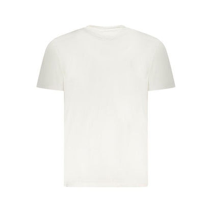 White Cotton Men T-Shirt