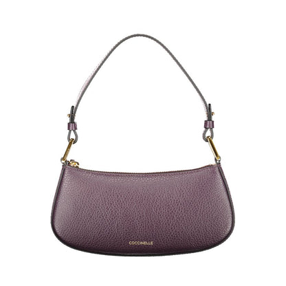 Purple Leather Women Handbag