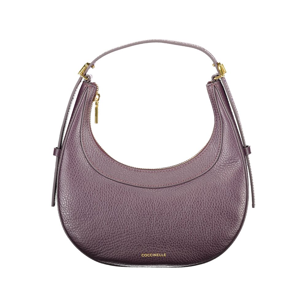 Purple Leather Women Handbag