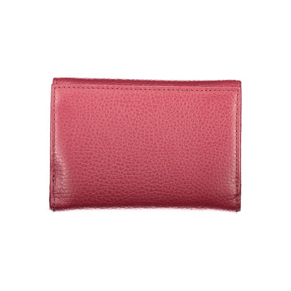 Purple Leather Women Wallet