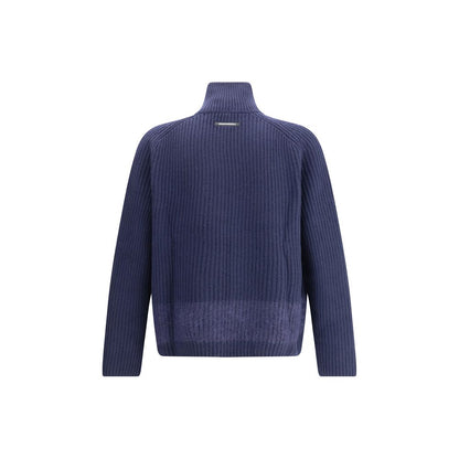 Blue Wool Cardigan