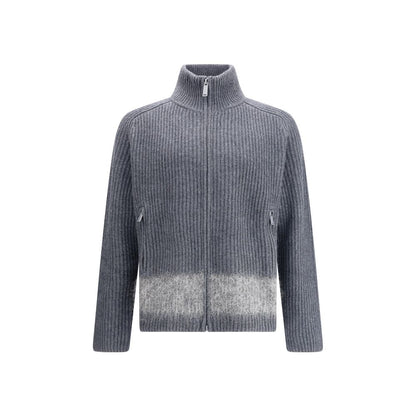Gray Wool Cardigan