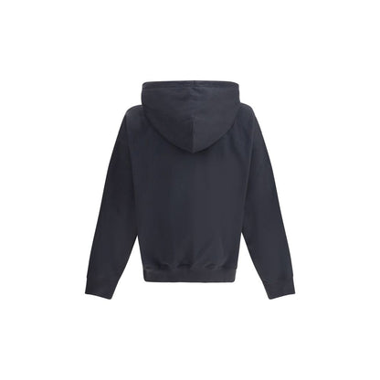 Black Cotton Sweatshirt