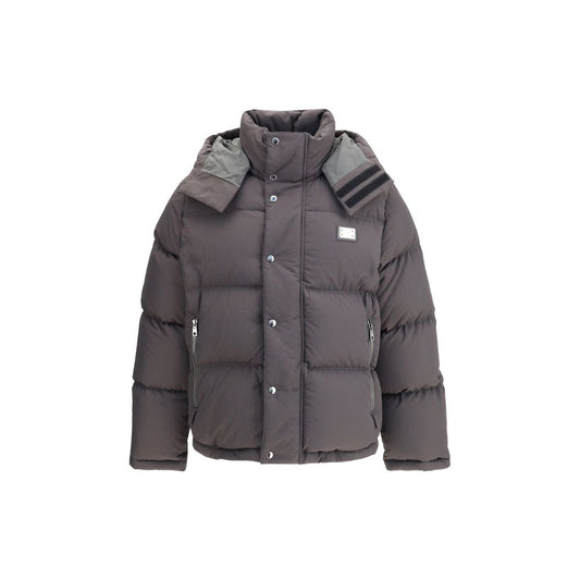Gray Polyester Coat