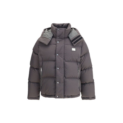 Gray Polyester Coat