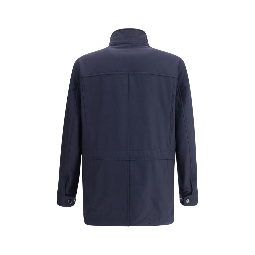 Blue Cashmere Coat