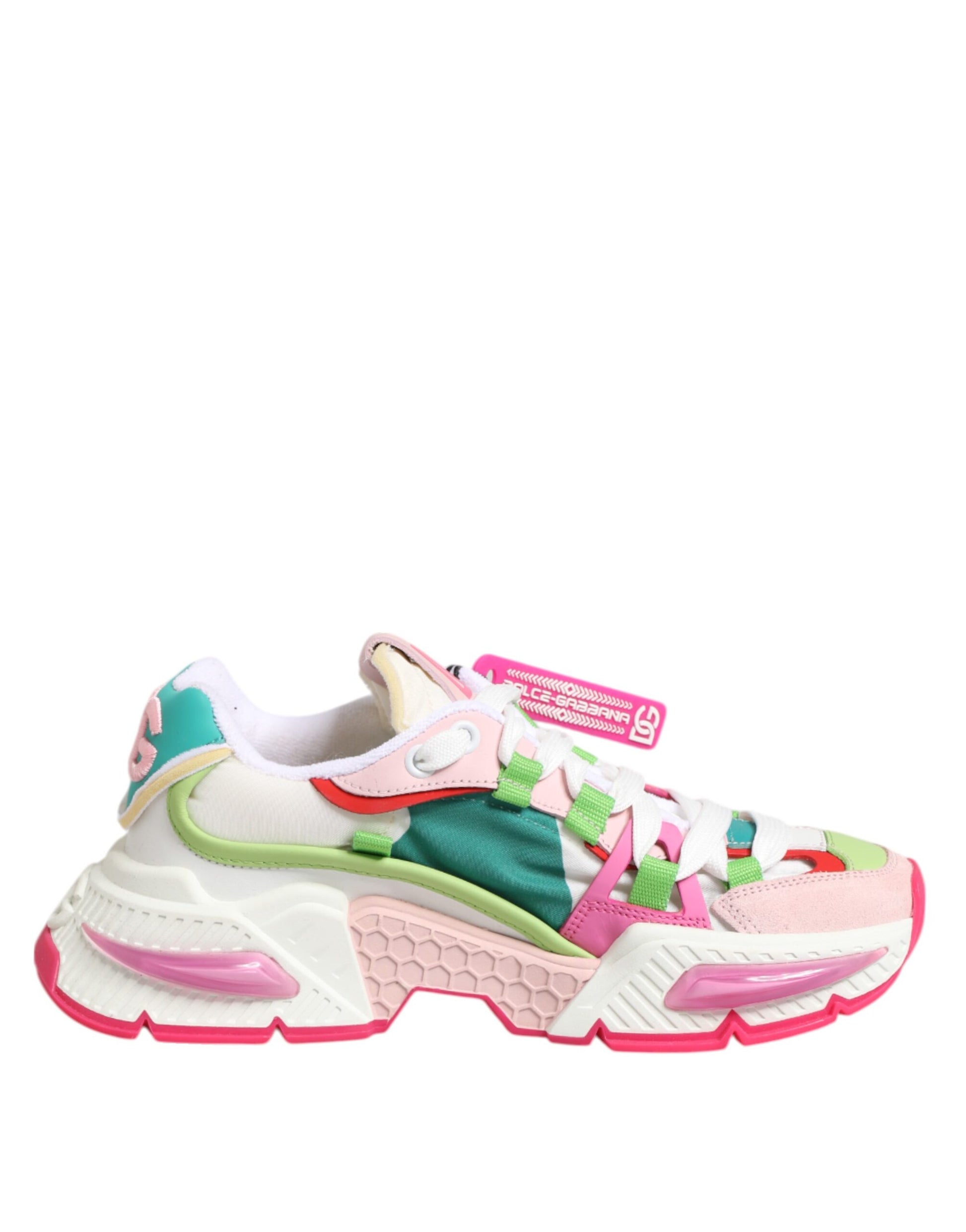 Multicolor Leather Airmaster Low Top Sneaker Shoes