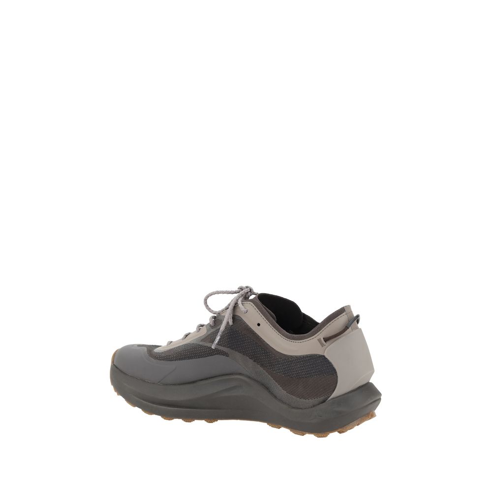Brown Polyester Athletic Sneakers
