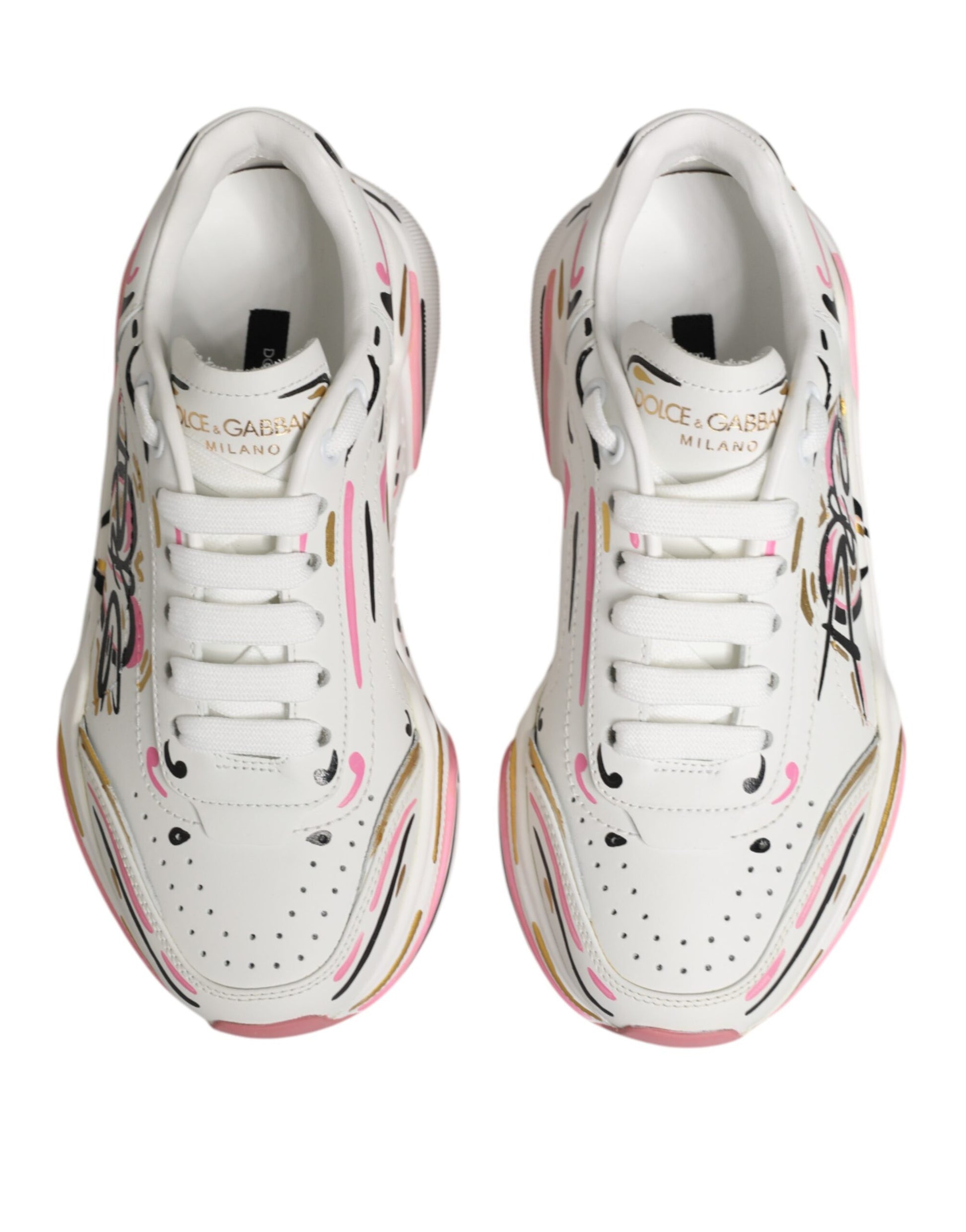 Multicolor Hand Painted DAYMASTER Sneaker Shoes