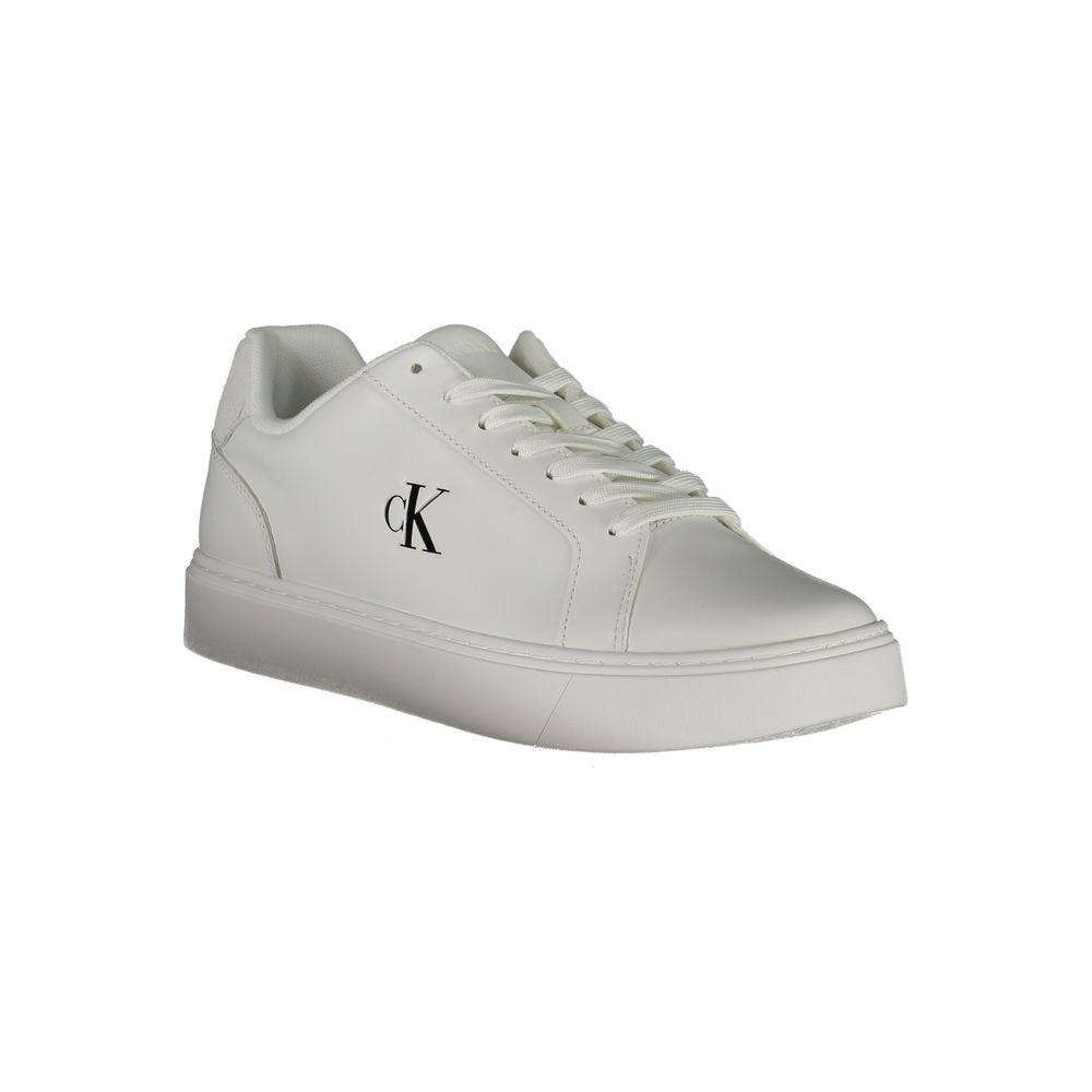 White Leather Men Sneaker