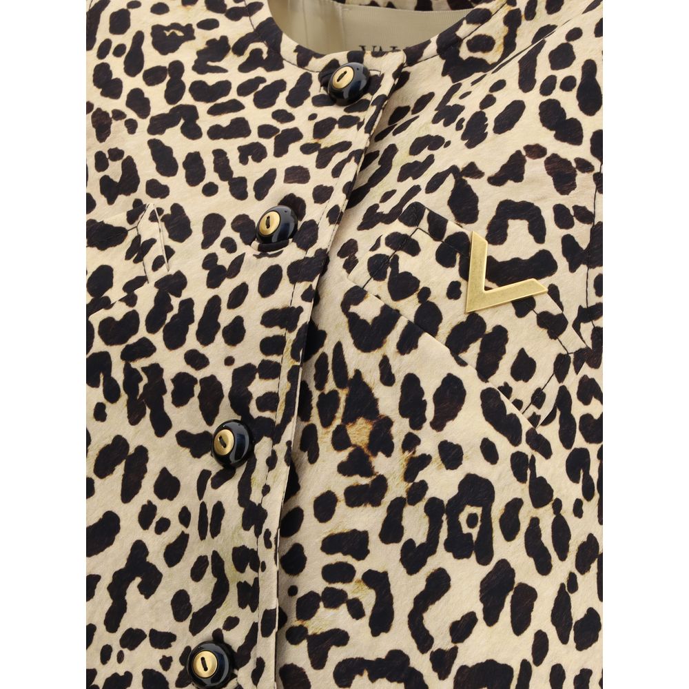 Multicolor Fleece Wool Sleveless Jacket
