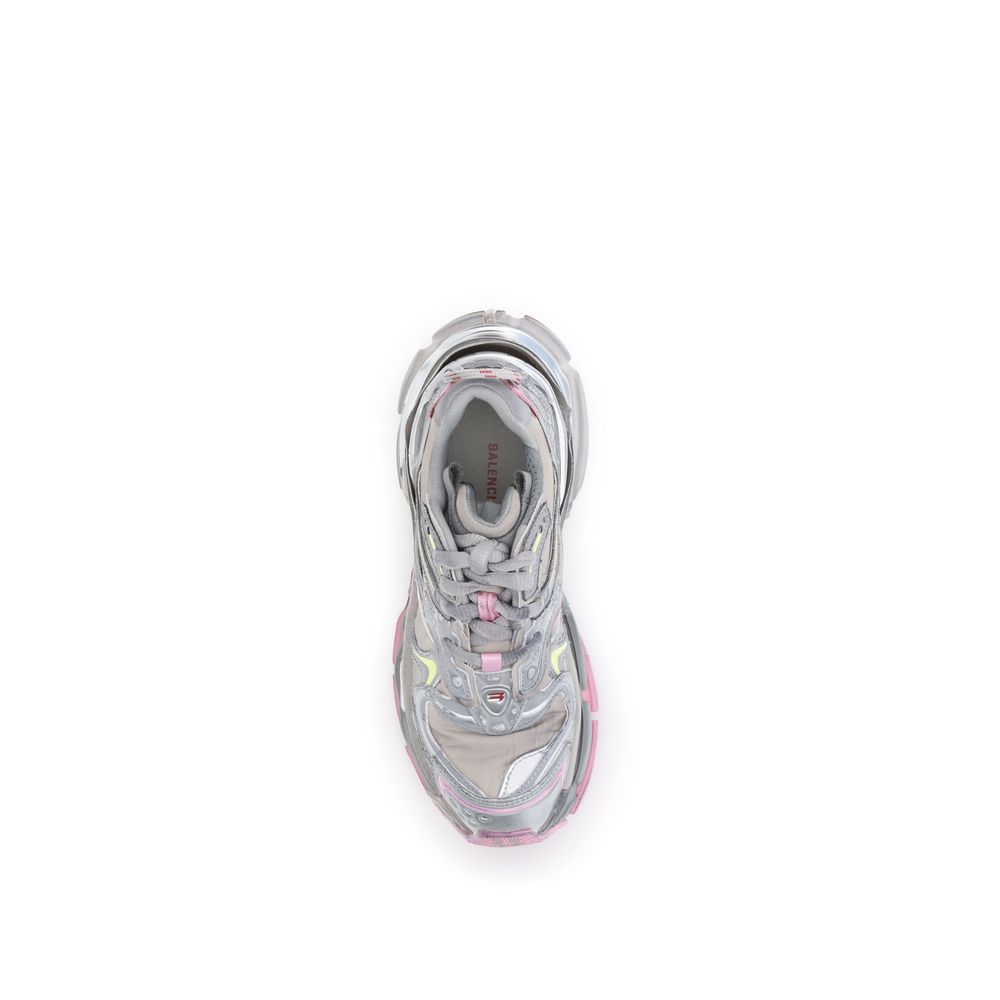 Multicolor Rubber Athletic Sneakers