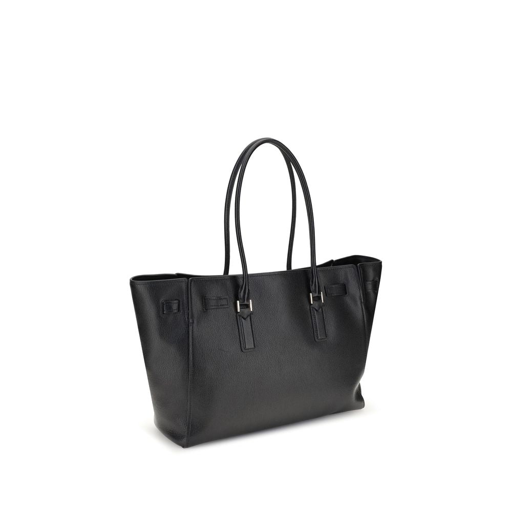 Black Calf Leather Bos Taurus Shoulder Bag