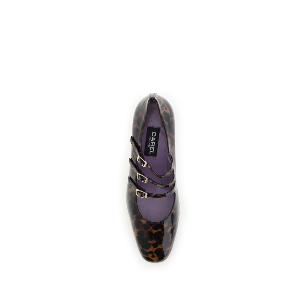 Multicolor Calf Leather Bos Taurus Platform Pumps